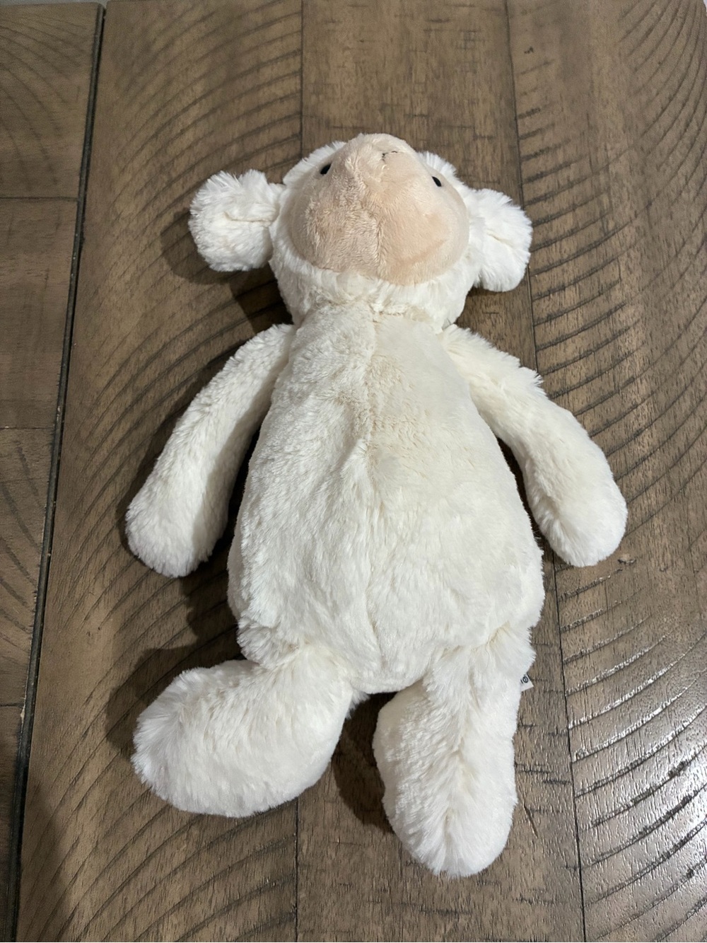 JELLYCAT London Bashful Lamb Medium Plush Animal Toy 12” Retired Lovey EXCELLENT - Picture 7 of 8